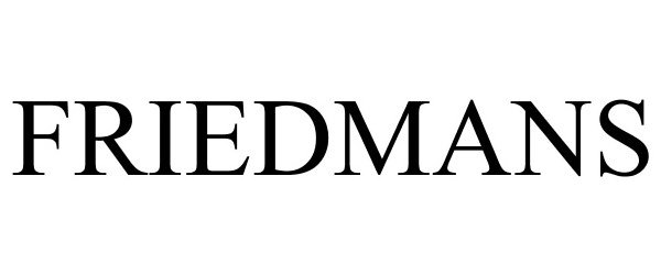 Trademark Logo FRIEDMANS