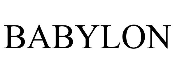 Trademark Logo BABYLON