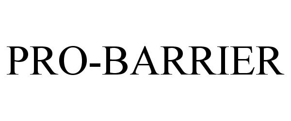Trademark Logo PRO-BARRIER