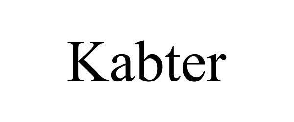 Trademark Logo KABTER