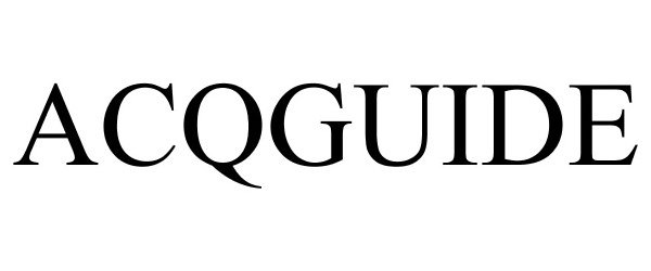 Trademark Logo ACQGUIDE