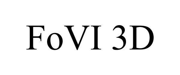 Trademark Logo FOVI 3D