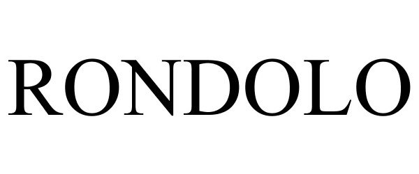 Trademark Logo RONDOLO