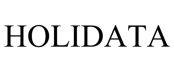  HOLIDATA