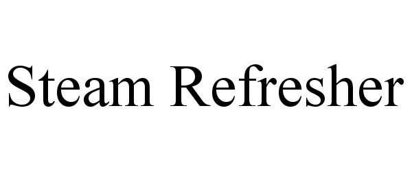 Trademark Logo STEAM REFRESHER