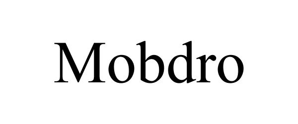 Trademark Logo MOBDRO