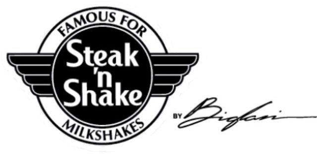  STEAK 'N SHAKE BY BIGLARI FAMOUS FOR MILKSHAKES