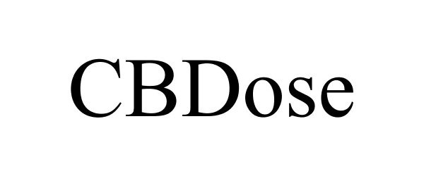 Trademark Logo CBDOSE
