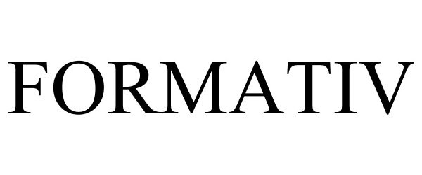 Trademark Logo FORMATIV