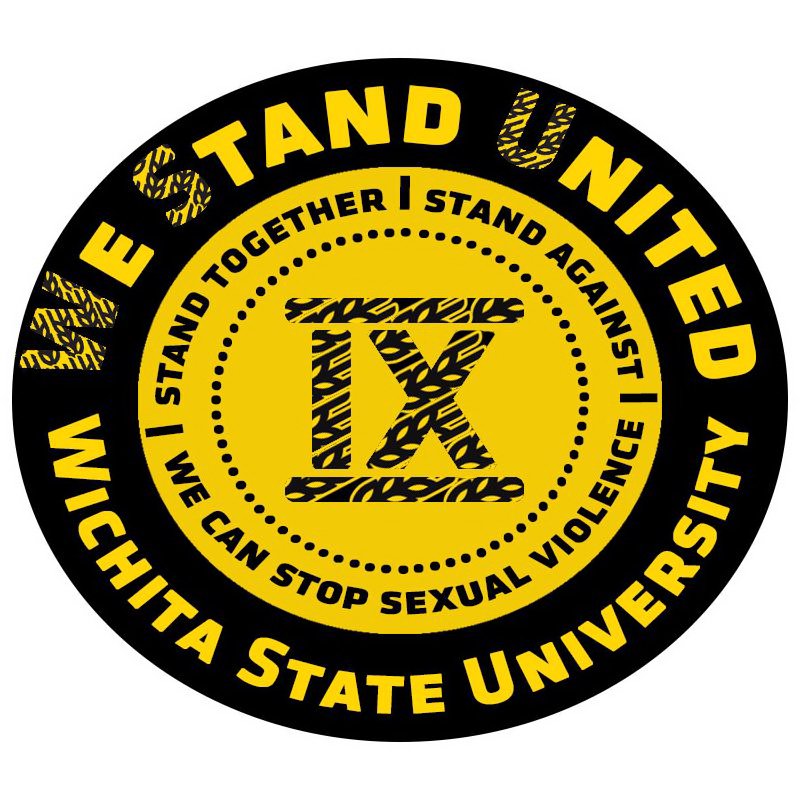 Trademark Logo WE STAND UNITED WICHITA STATE UNIVERSITY IX STAND TOGETHER STAND AGAINST WE CAN STOP SEXUAL VIOLENCE