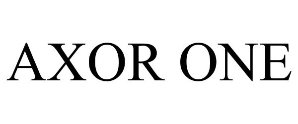 Trademark Logo AXOR ONE