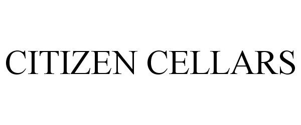 Trademark Logo CITIZEN CELLARS