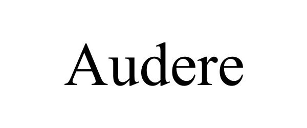 Trademark Logo AUDERE