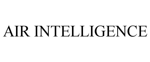 Trademark Logo AIR INTELLIGENCE