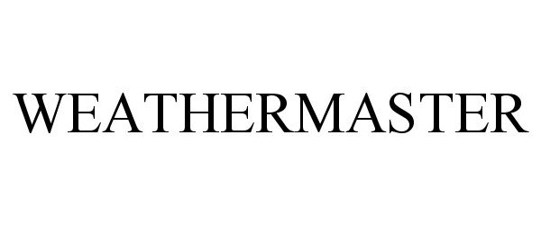 Trademark Logo WEATHERMASTER