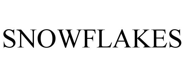 Trademark Logo SNOWFLAKES