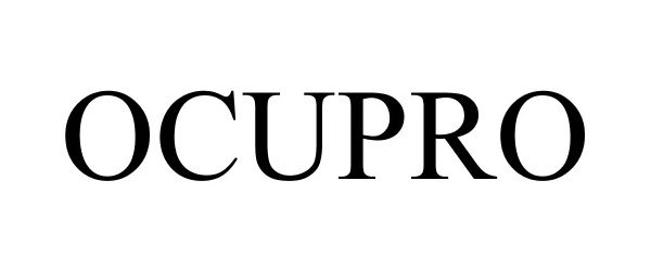 Trademark Logo OCUPRO