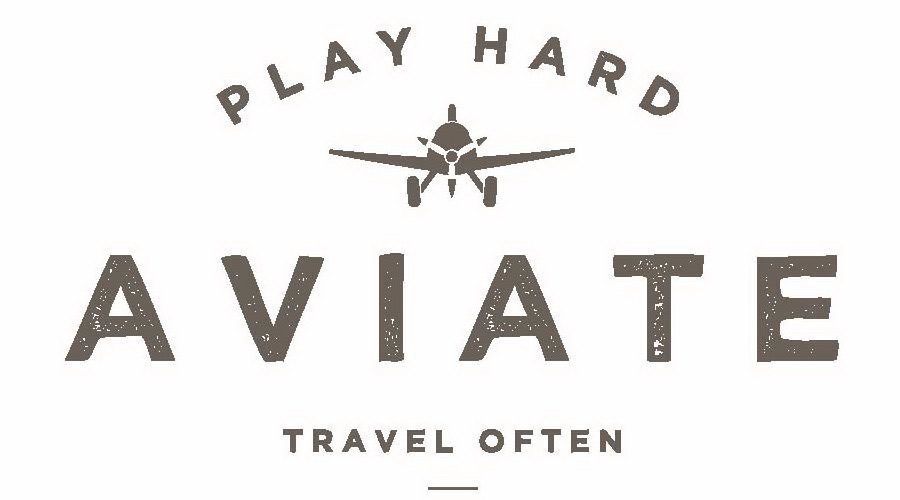 Trademark Logo PLAY HARD AVIATE TRAVEL OFTEN