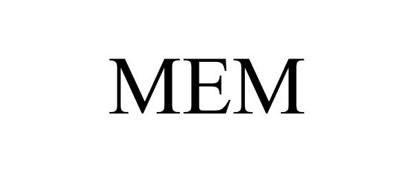 Trademark Logo MEM