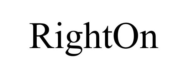 Trademark Logo RIGHTON