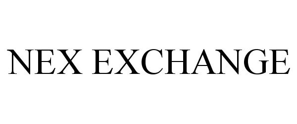 Trademark Logo NEX EXCHANGE