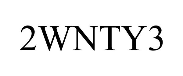 Trademark Logo 2WNTY3