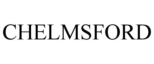 Trademark Logo CHELMSFORD