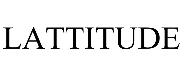 Trademark Logo LATTITUDE