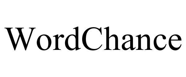 Trademark Logo WORDCHANCE