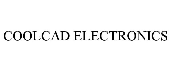 Trademark Logo COOLCAD ELECTRONICS