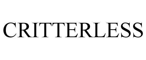 Trademark Logo CRITTERLESS