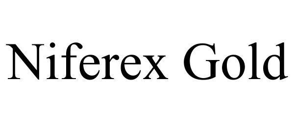 Trademark Logo NIFEREX GOLD
