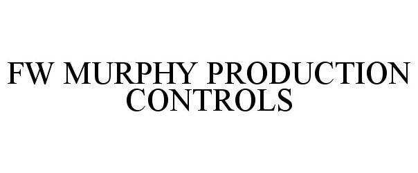  FW MURPHY PRODUCTION CONTROLS