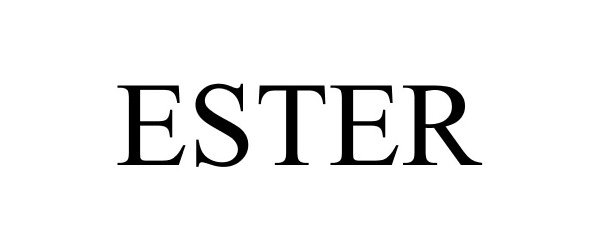 Trademark Logo ESTER