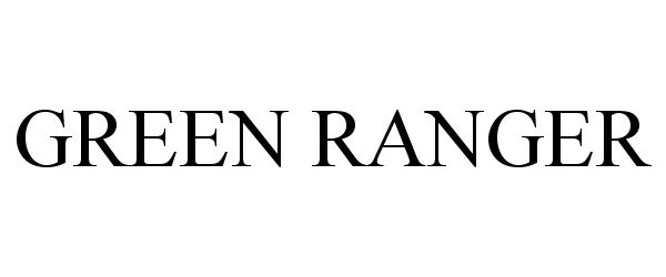 Trademark Logo GREEN RANGER
