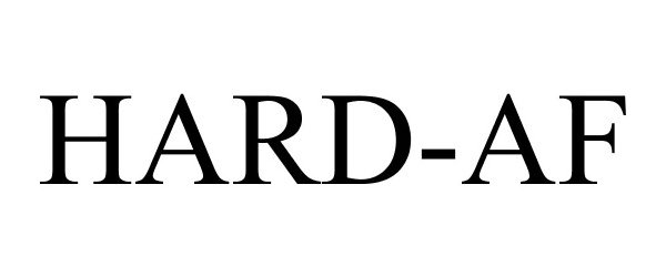 Trademark Logo HARD-AF
