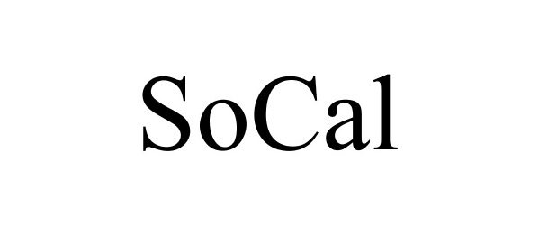 Trademark Logo SOCAL