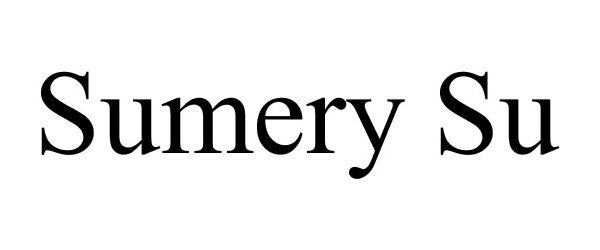 Trademark Logo SUMERY SU