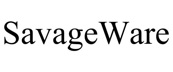 Trademark Logo SAVAGEWARE