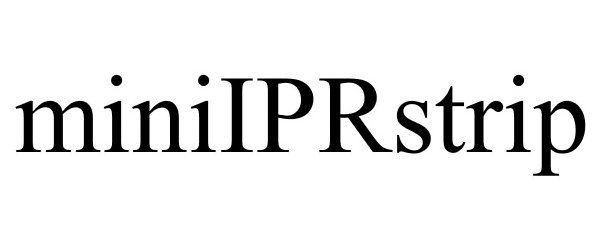 Trademark Logo MINIIPRSTRIP