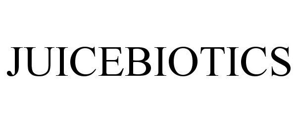 Trademark Logo JUICEBIOTICS