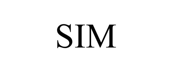 Trademark Logo SIM