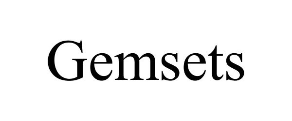 Trademark Logo GEMSETS