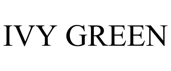 Trademark Logo IVY GREEN
