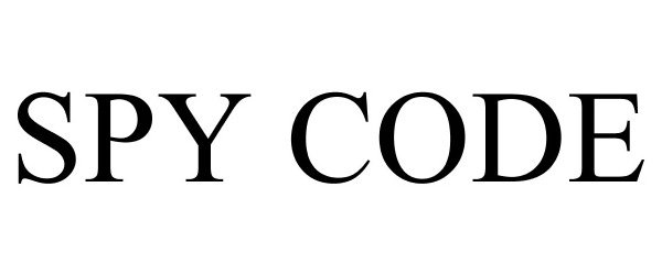Trademark Logo SPY CODE