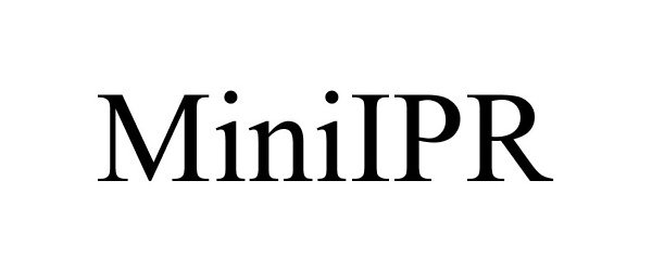 Trademark Logo MINIIPR