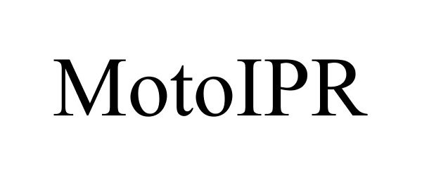 Trademark Logo MOTOIPR