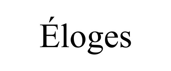 Trademark Logo ÉLOGES