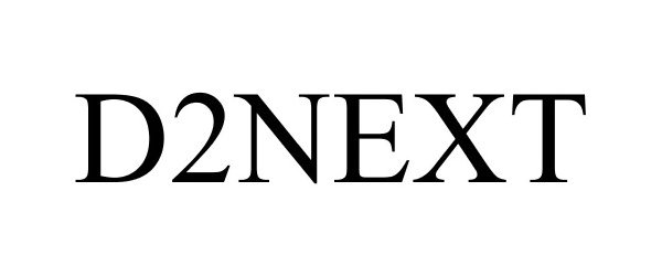 Trademark Logo D2NEXT
