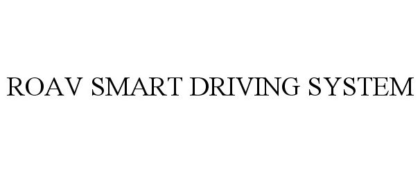  ROAV SMART DRIVING SYSTEM